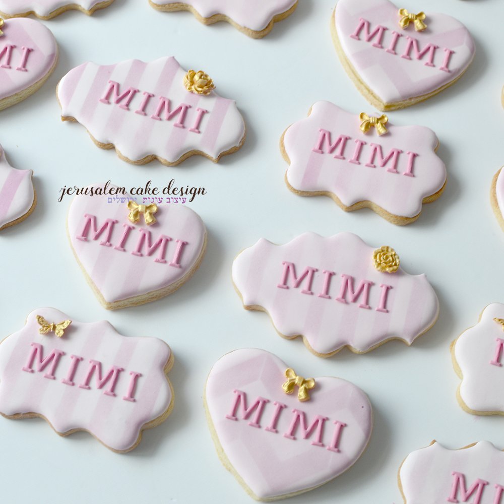 Cookies Mimi5 Logo Jerusalem Cake Design