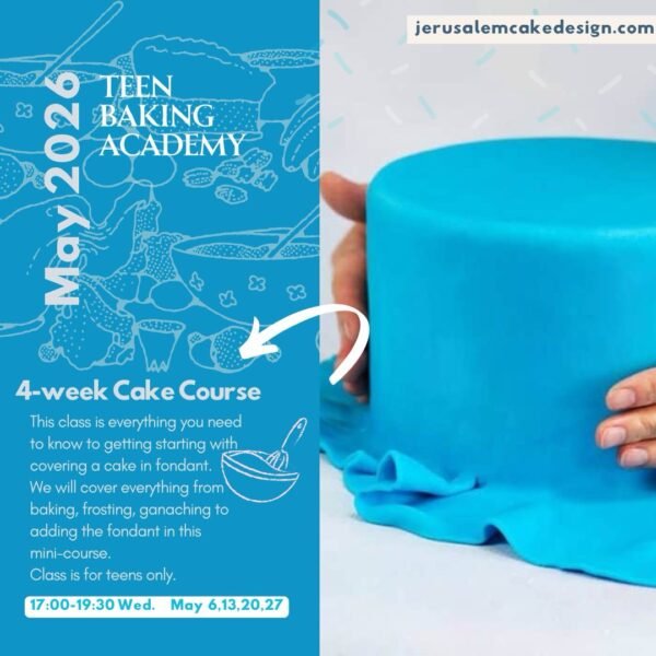 Fondant Cake Course [Four weeks in May: Wed 17:00-19:30]